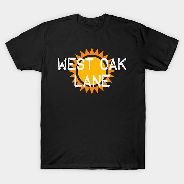 Sunny West Oak Lane (white) T-Shirt by BradyRain